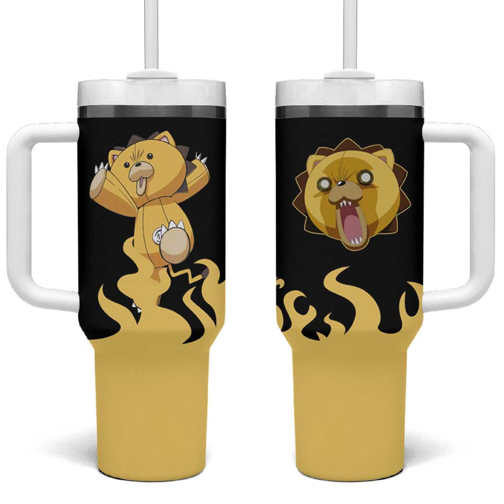 Kon Bleach Small Lion Plushie Tumbler With Handle With Big Attitude Anime Style