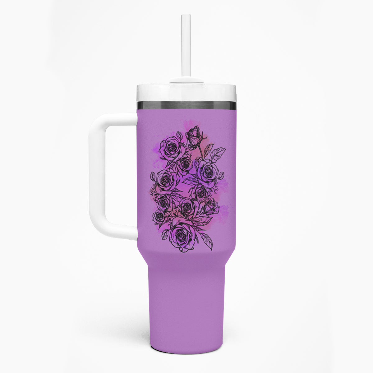 Stuck Between Idk Idc And Idgaf Tumbler With Handle