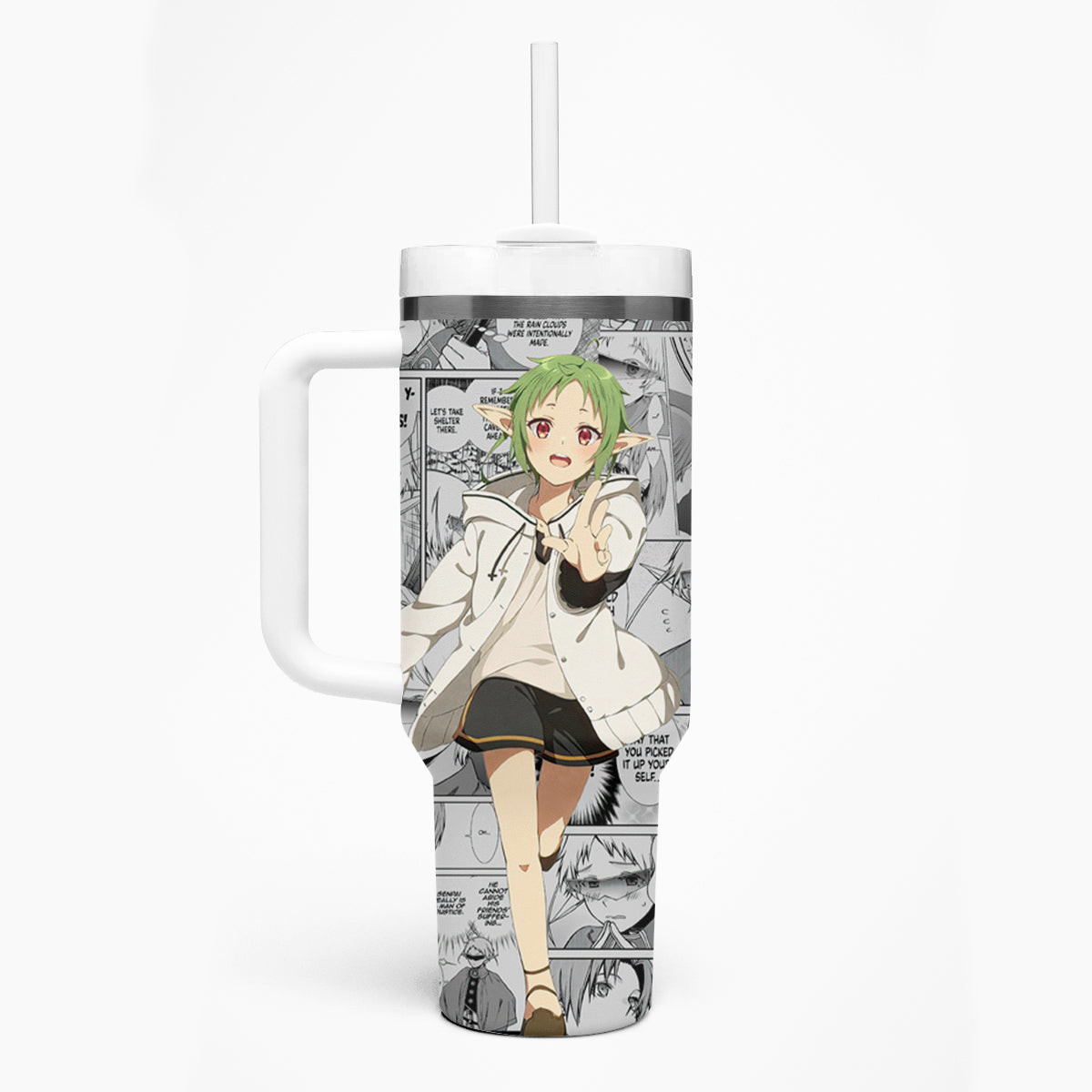 Sylphiette Mushoku Tensei Tumbler With Handle Manga Mix Anime