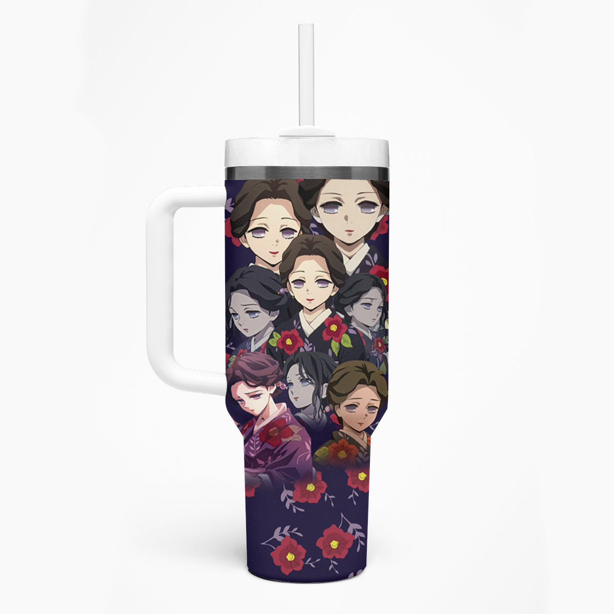Tamayo Demon Slayer Tumbler With Handle Anime Style