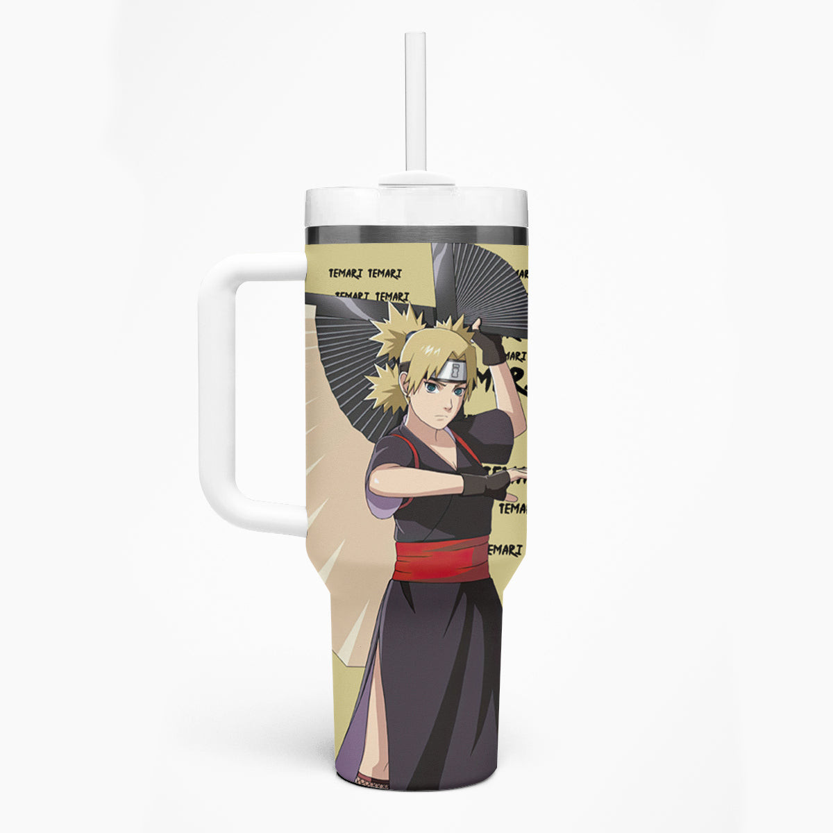 Temari Tumbler With Handle Style Manga