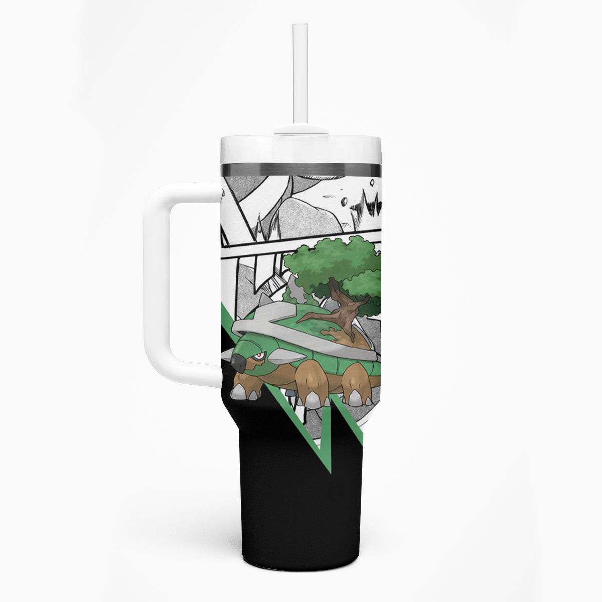 Torterra Anime Tumbler With Handle