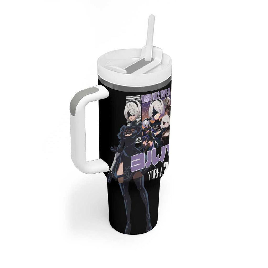 2b Nier Automata Tumbler With Handle Anime Style