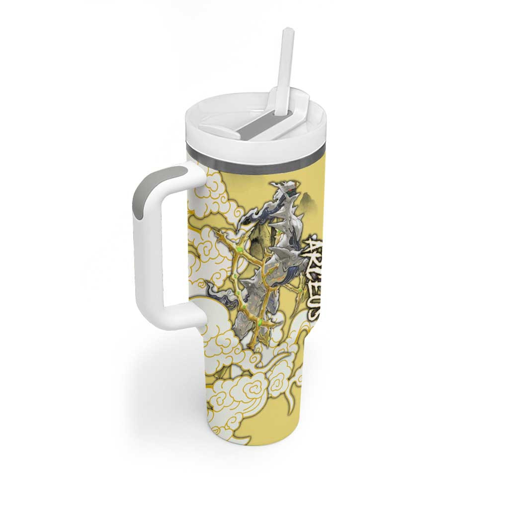 Aceus Pokemon Tumbler With Handle Anime Japan Art Style