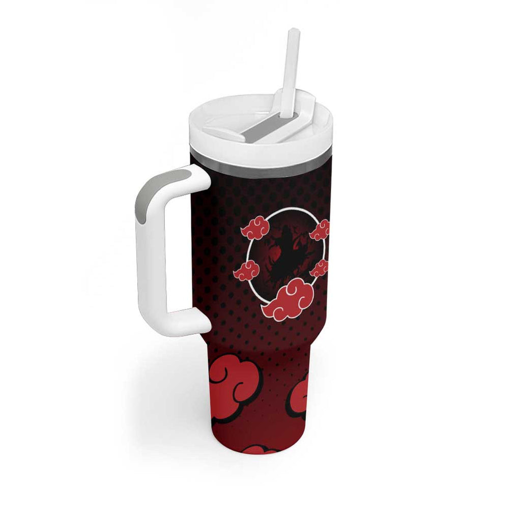 Akatsuki Itachi Uchiha Naruto Tumbler With Handle Anime Style