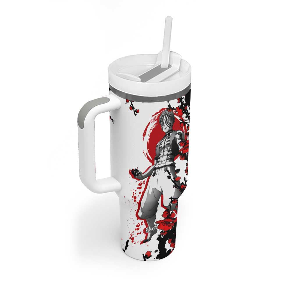 Akaza Demon Slayer Tumbler With Handle Anime Japan Style