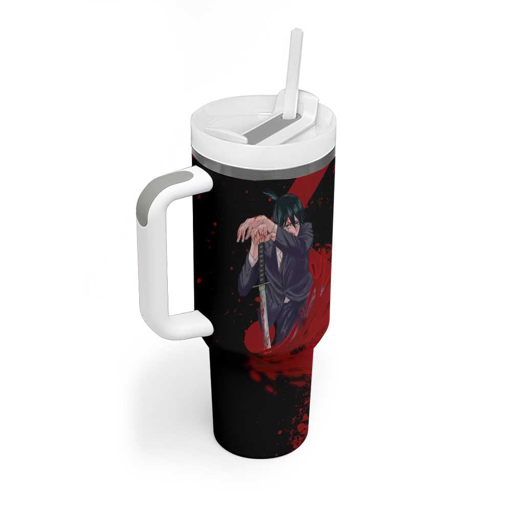 Aki Hayakawa Chainsaw Man Tumbler With Handle Anime Style
