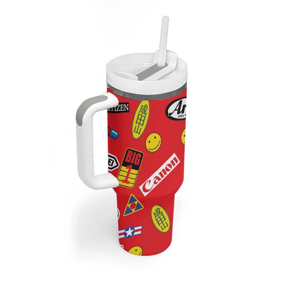 Akira Full Decals Tumbler With Handle Anime Style