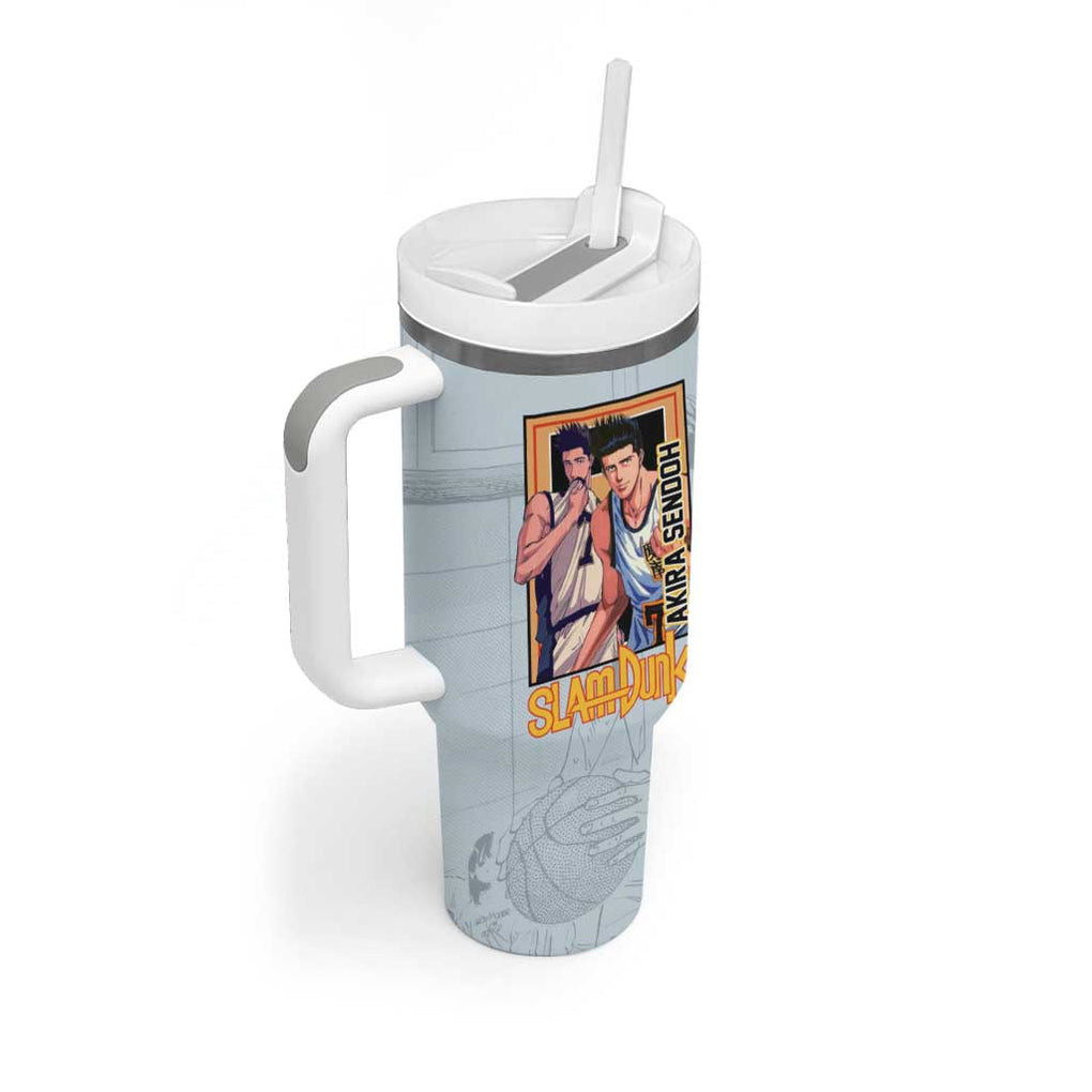 Akira Sendoh Slam Dunk Tumbler With Handle Japan Anime Style