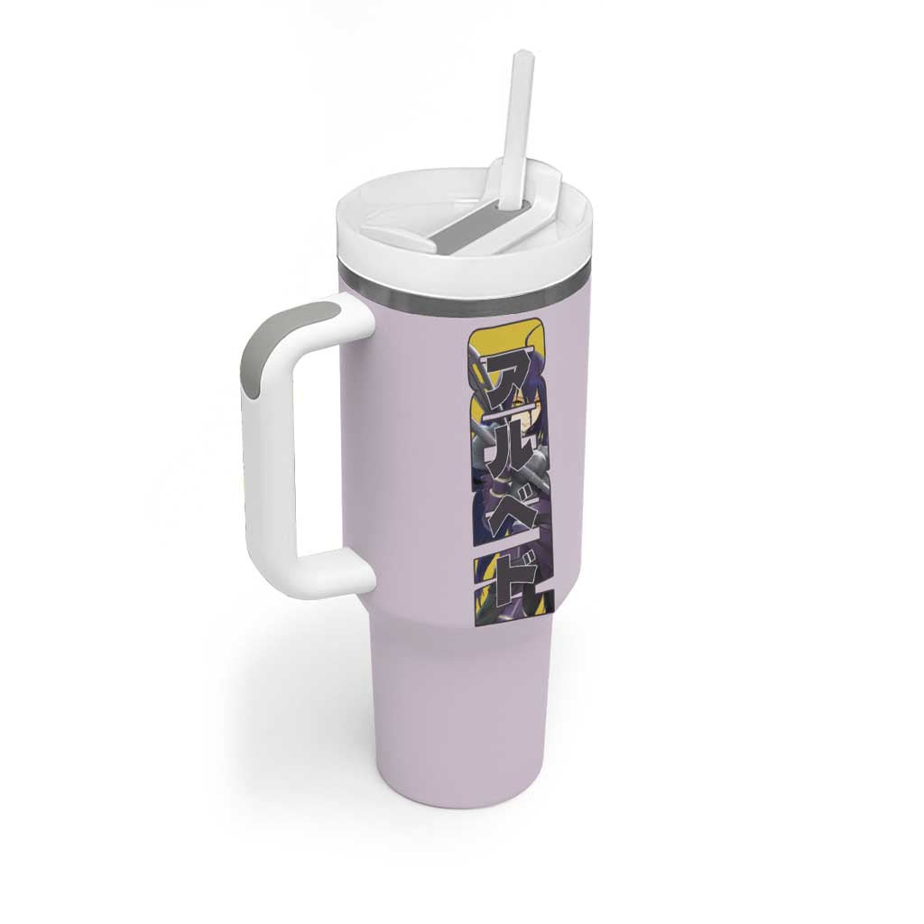 Albedo Overlord Tumbler With Handle Anime Style