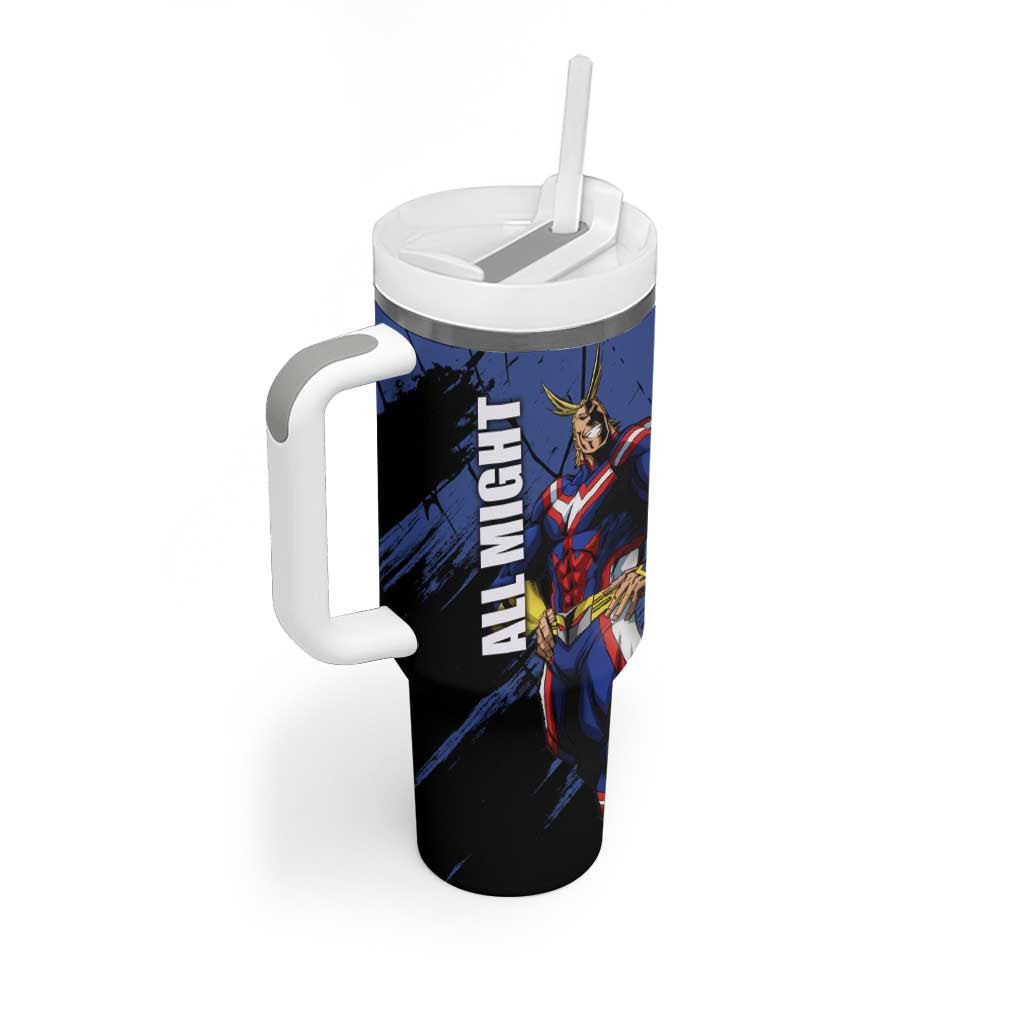 All Might My Hero Academia Tumbler With Handle Anime Style