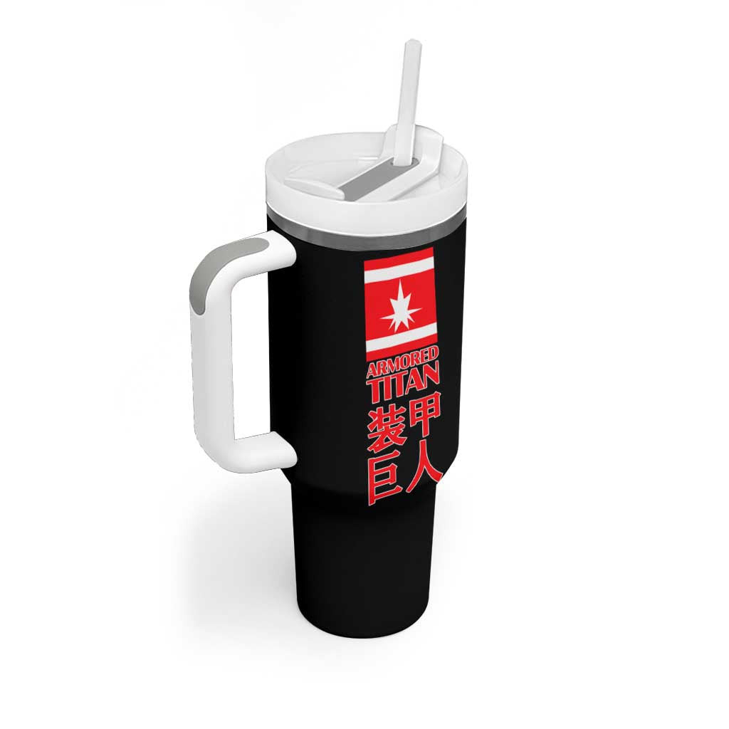 Armored Titan Attack On Titan Tumbler With Handle Anime Style