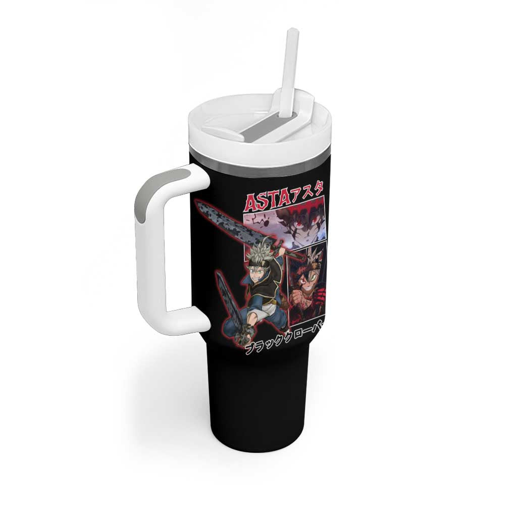 Asta Black Clover Tumbler With Handle Anime Style