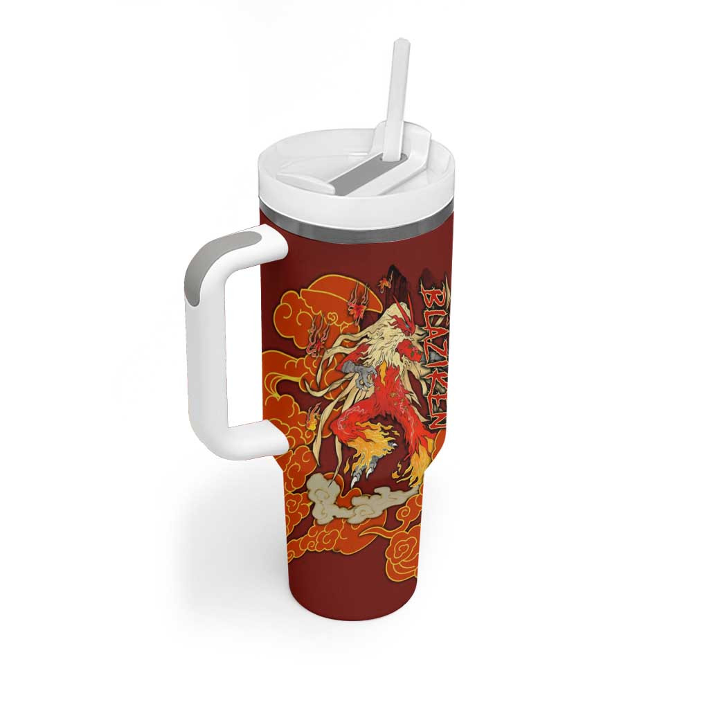 Blaziken Pokemon Tumbler With Handle Anime Japan Art Style