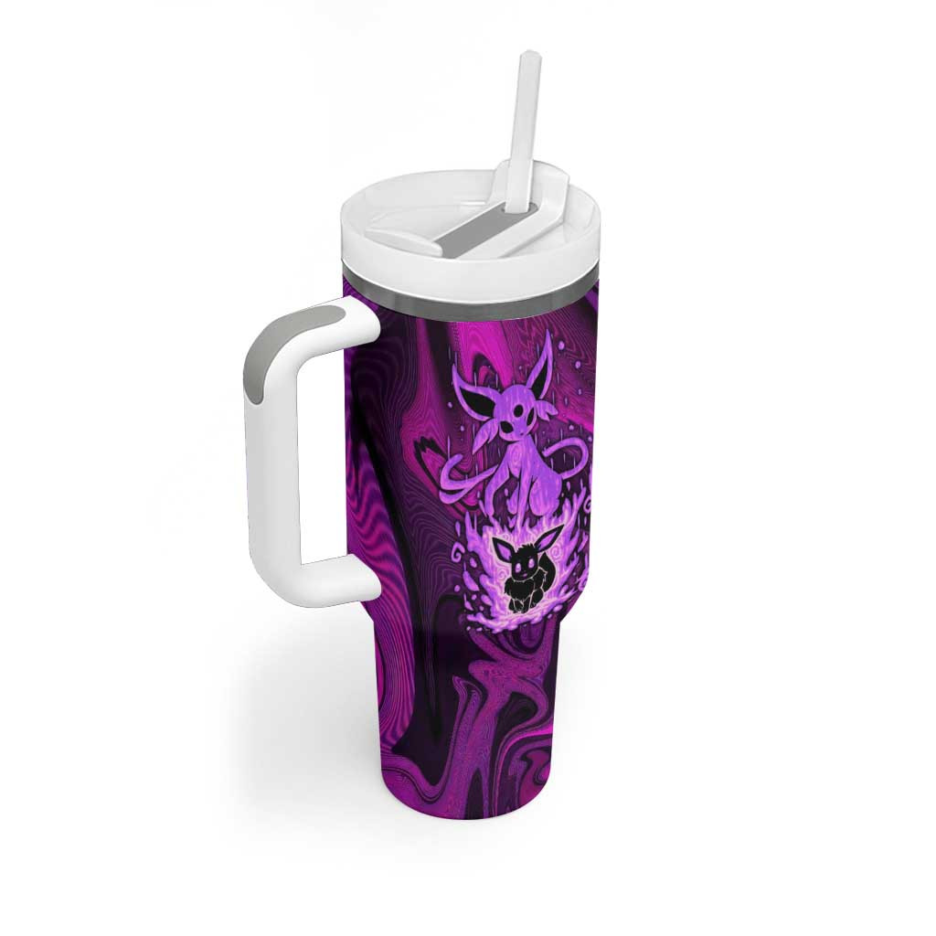 Blazing Espeon Tumbler With Handle Anime Style
