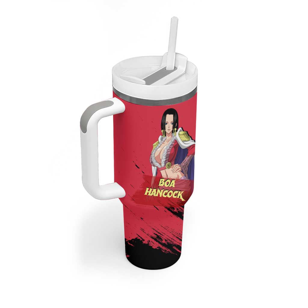 Boa Hancock One Piece Tumbler With Handle Anime Style