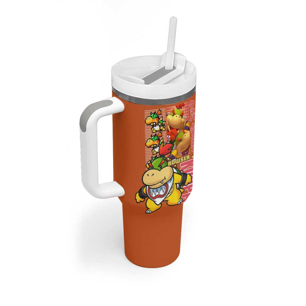 Bowser Jr Mario Bros Tumbler With Handle Japan Anime Style