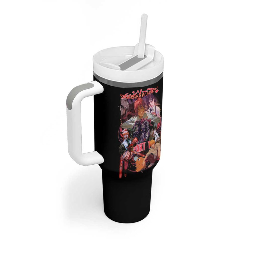 Chainsaw Man Part 1 Tumbler With Handle Japan Anime Style
