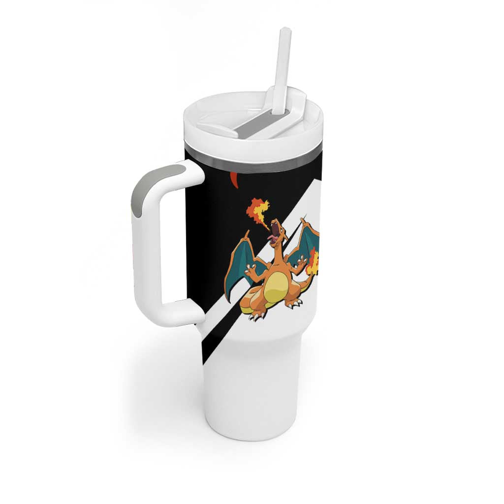 Charizard Pokemon Tumbler With Handle Anime Style