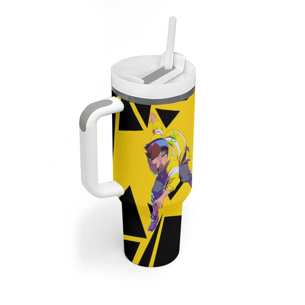 David Martinez Cyberpunk Edgerunners Tumbler With Handle Anime Style