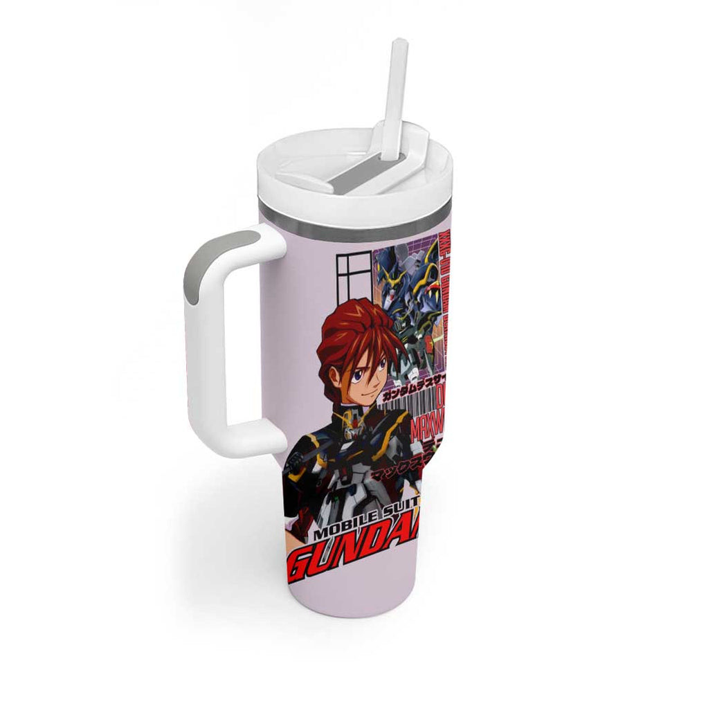 Deathscythe X Duo Maxwell Gundam Wing Endless Waltz Tumbler With Handle Anime Style