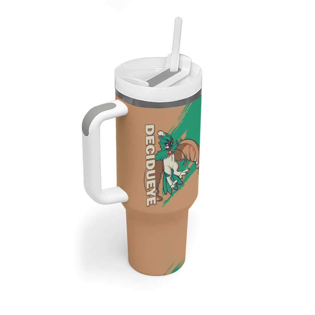 Decidueye Pokemon Tumbler With Handle Anime Style