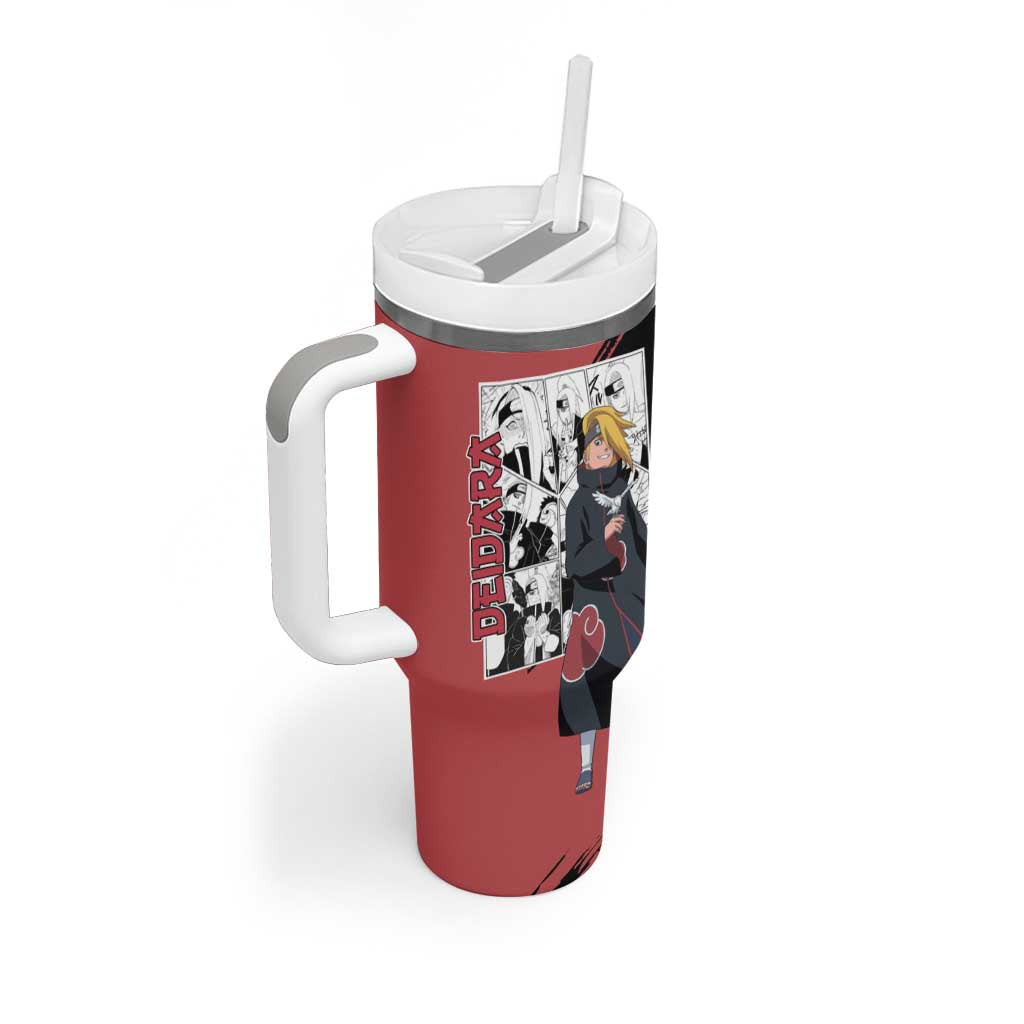 Deidara Naruto Tumbler With Handle Anime Mix Manga Style