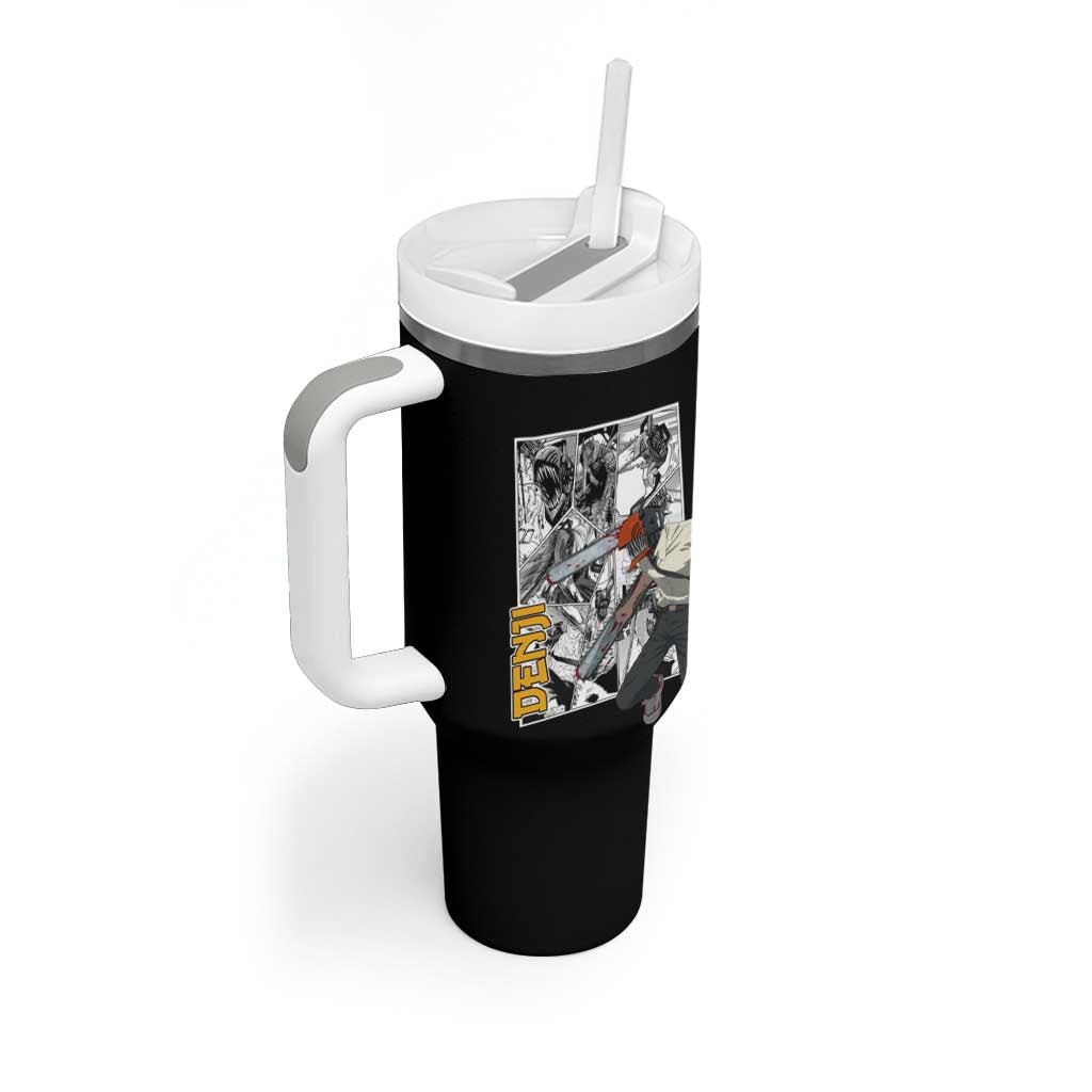 Denji Chawsan Man Tumbler With Handle Anime Mix Manga Style