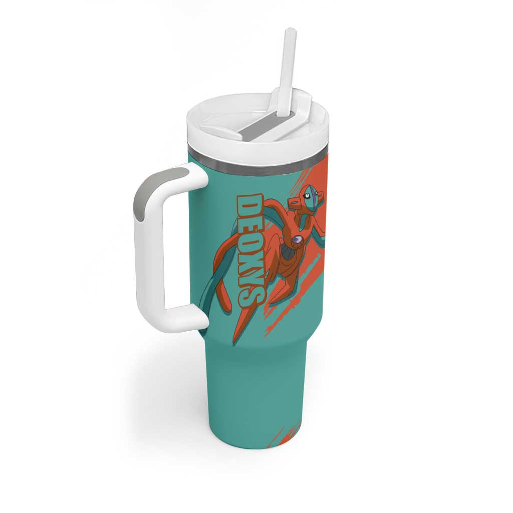 Deoxys Pokenon Tumbler With Handle Anime Style