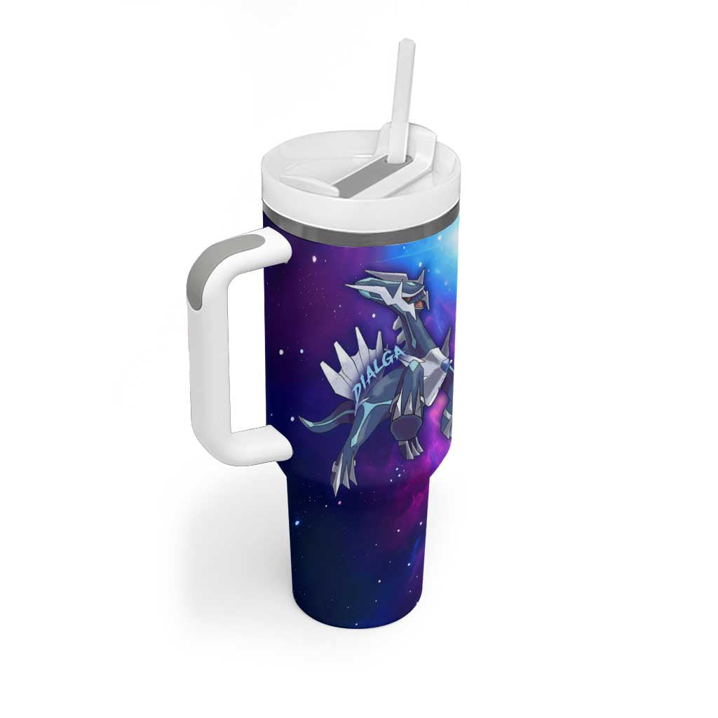 Dialga Pokemon Tumbler With Handle Anime Mix Pattern Style