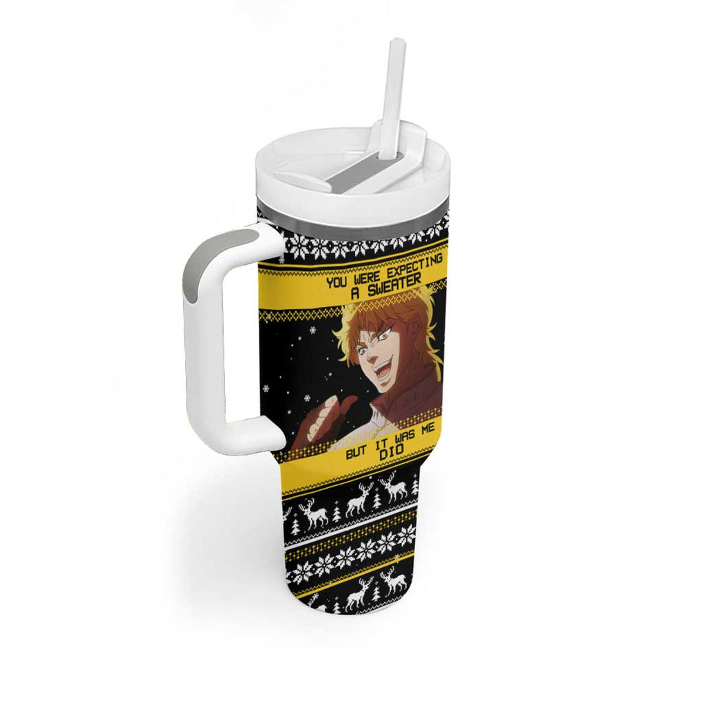 Dio Brando Jojos Bizarre Adventure Tumbler With Handle Anime Mix Christmas Style