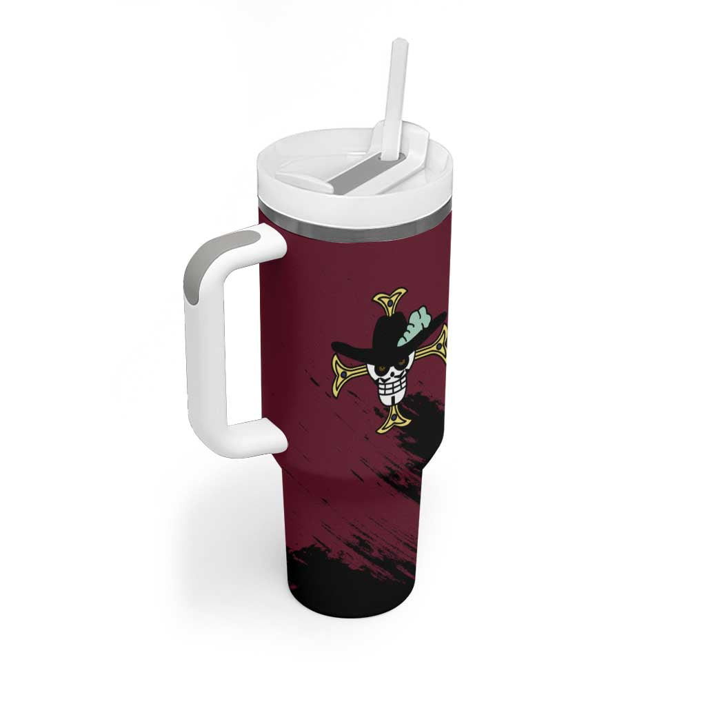 Dracule Mihawk One Piece Tumbler With Handle Anime Style