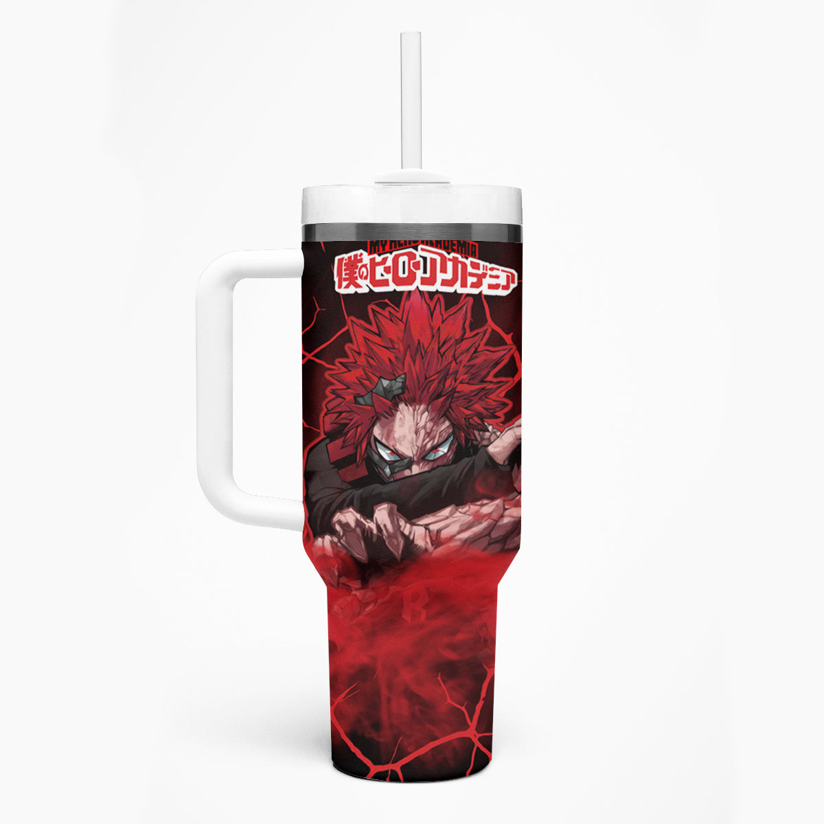 Eijiro Kirishima My Hero Academia Tumbler With Handle Anime Style