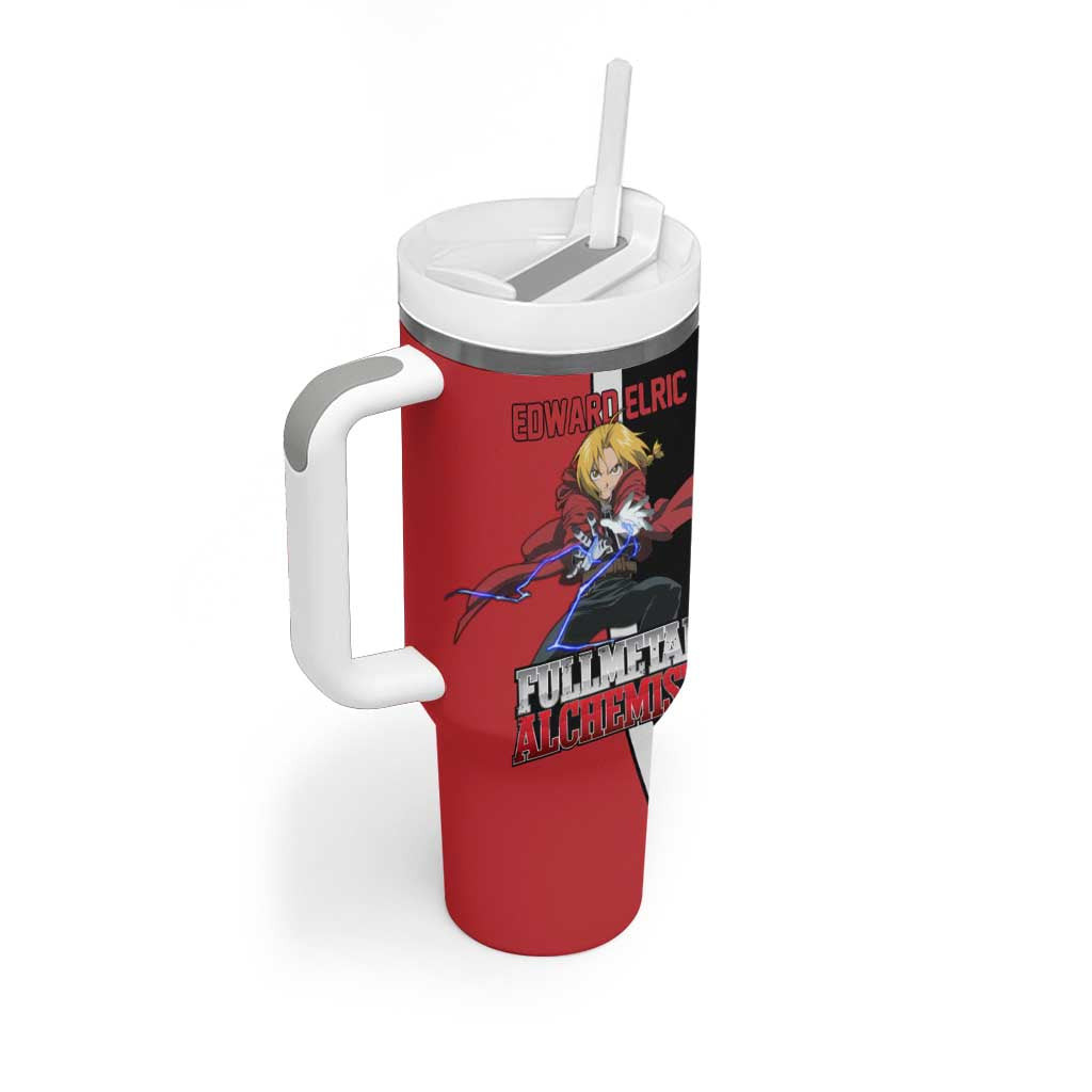 Elric Edward Fullmetal Alchemist Tumbler With Handle Anime Style