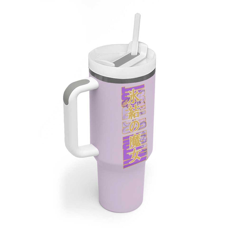 Emilia Re Zero Tumbler With Handle Anime Style