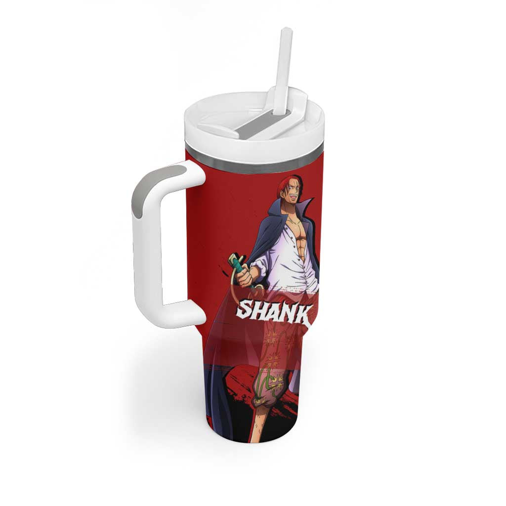 Emperor Shank One Piece Tumbler With Handle Anime Style