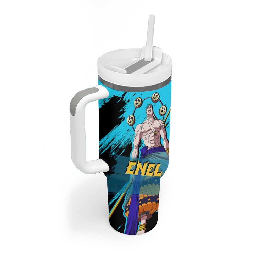 Enel One Piece Tumbler With Handle Anime Style