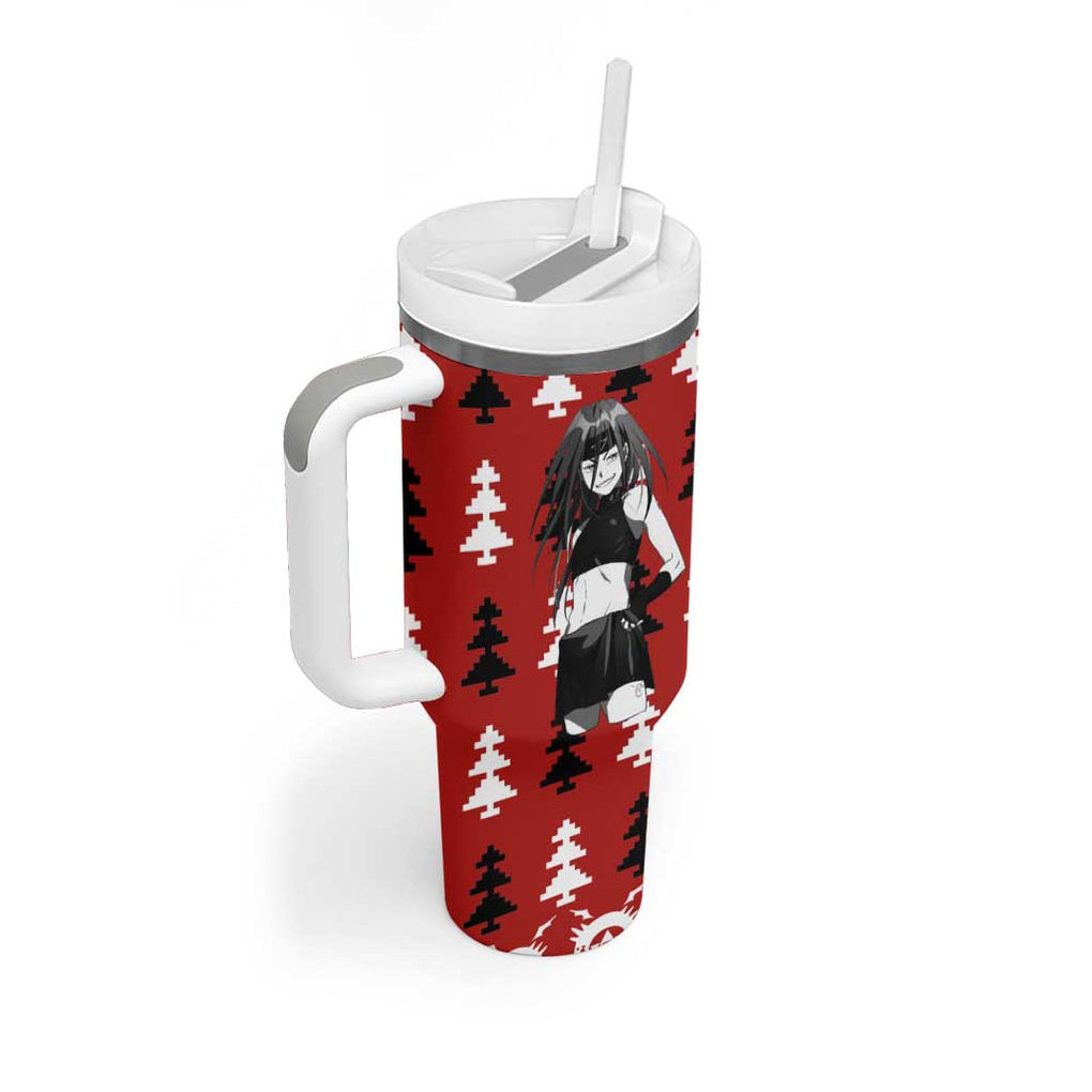 Envy Fullmetal Alchemist Tumbler With Handle Anime Mix Christmas Style