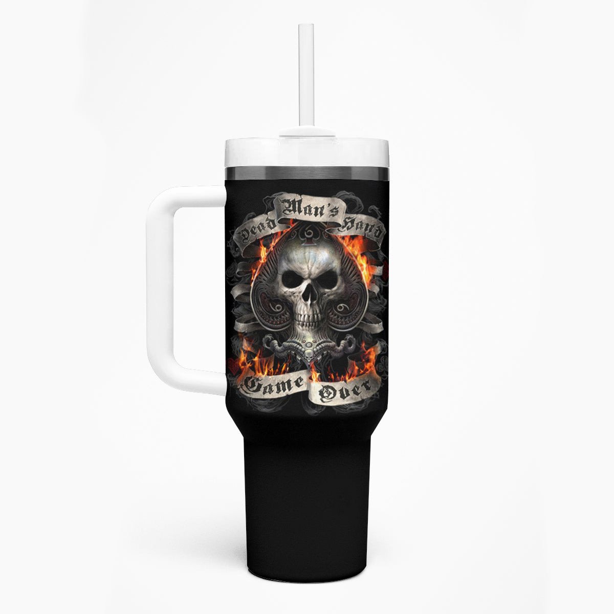 Fairy Skull Tumbler With Handle The Good Girl In Me Got Tired Of The Bullshit
