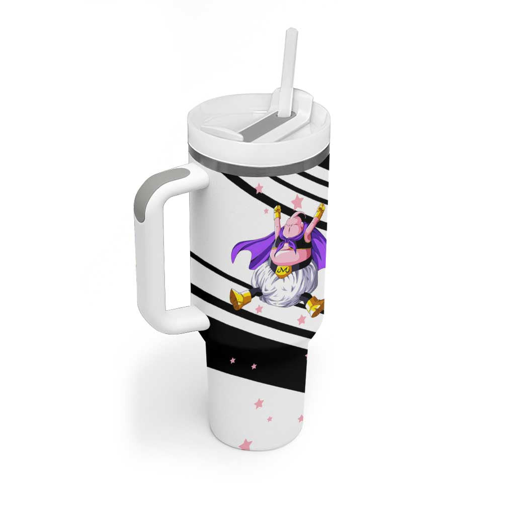 Fat Majin Buu Dragon Ball Tumbler With Handle Anime Style