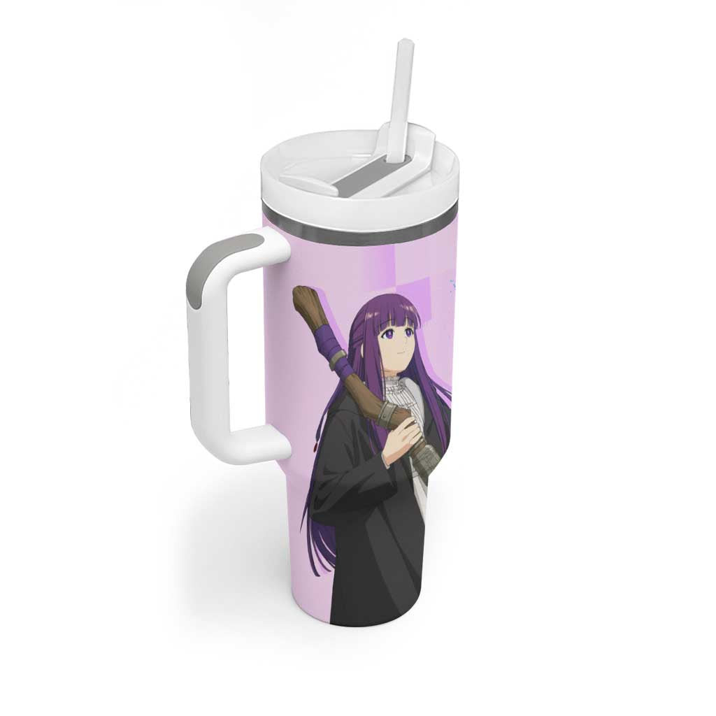 Fern Frieren Tumbler With Handle Anime Style