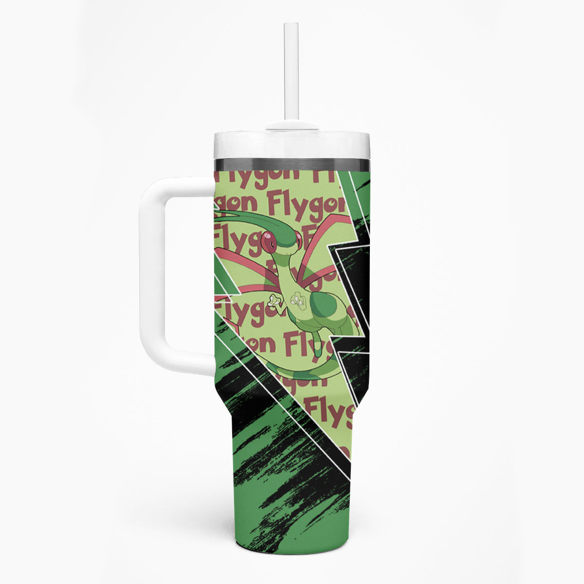 Flygon Pokemon Tumbler With Handle Anime Style