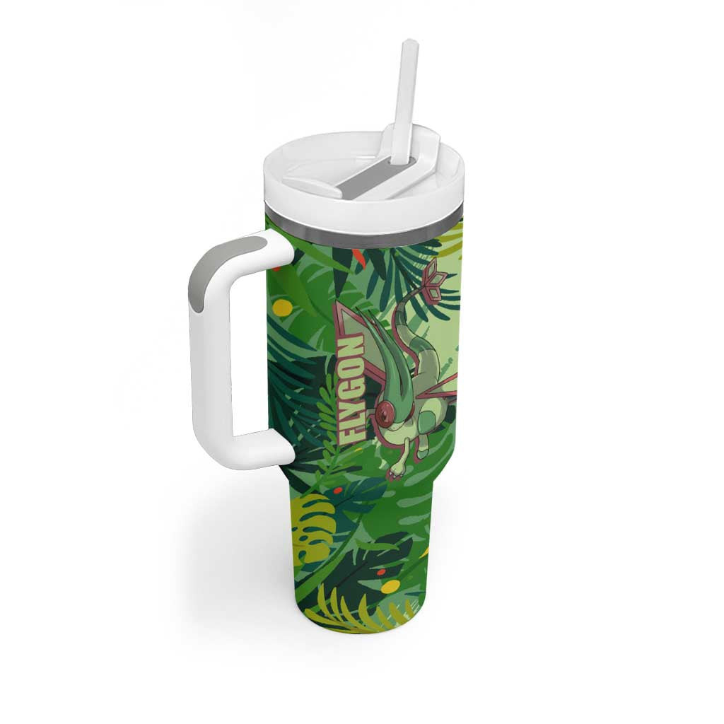 Flygon Pokemon Tumbler With Handle Anime Style