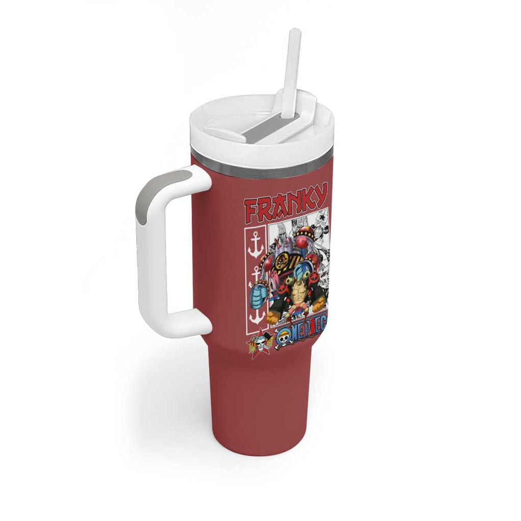 Franky One Piece Tumbler With Handle Anime Style