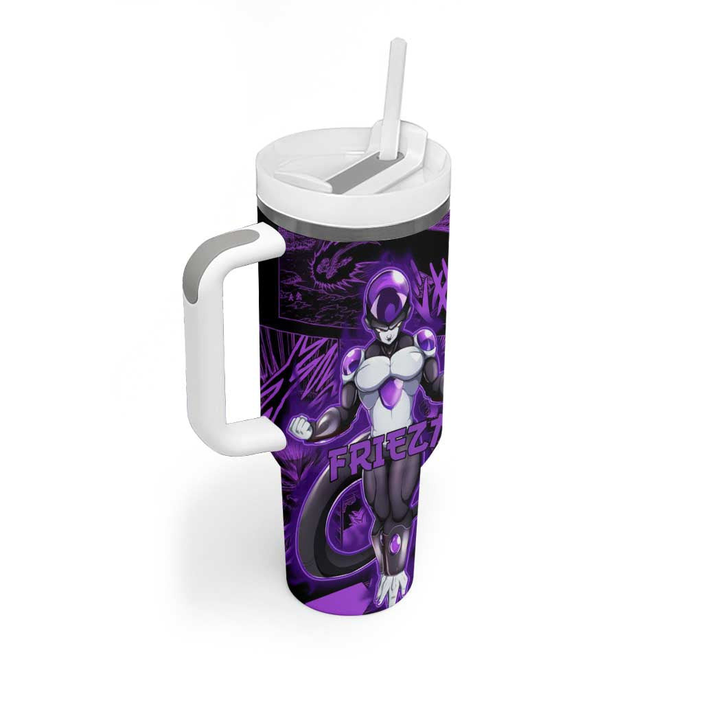 Frieza Dragon Ball Tumbler With Handle Pattern Anime Mix Manga Style