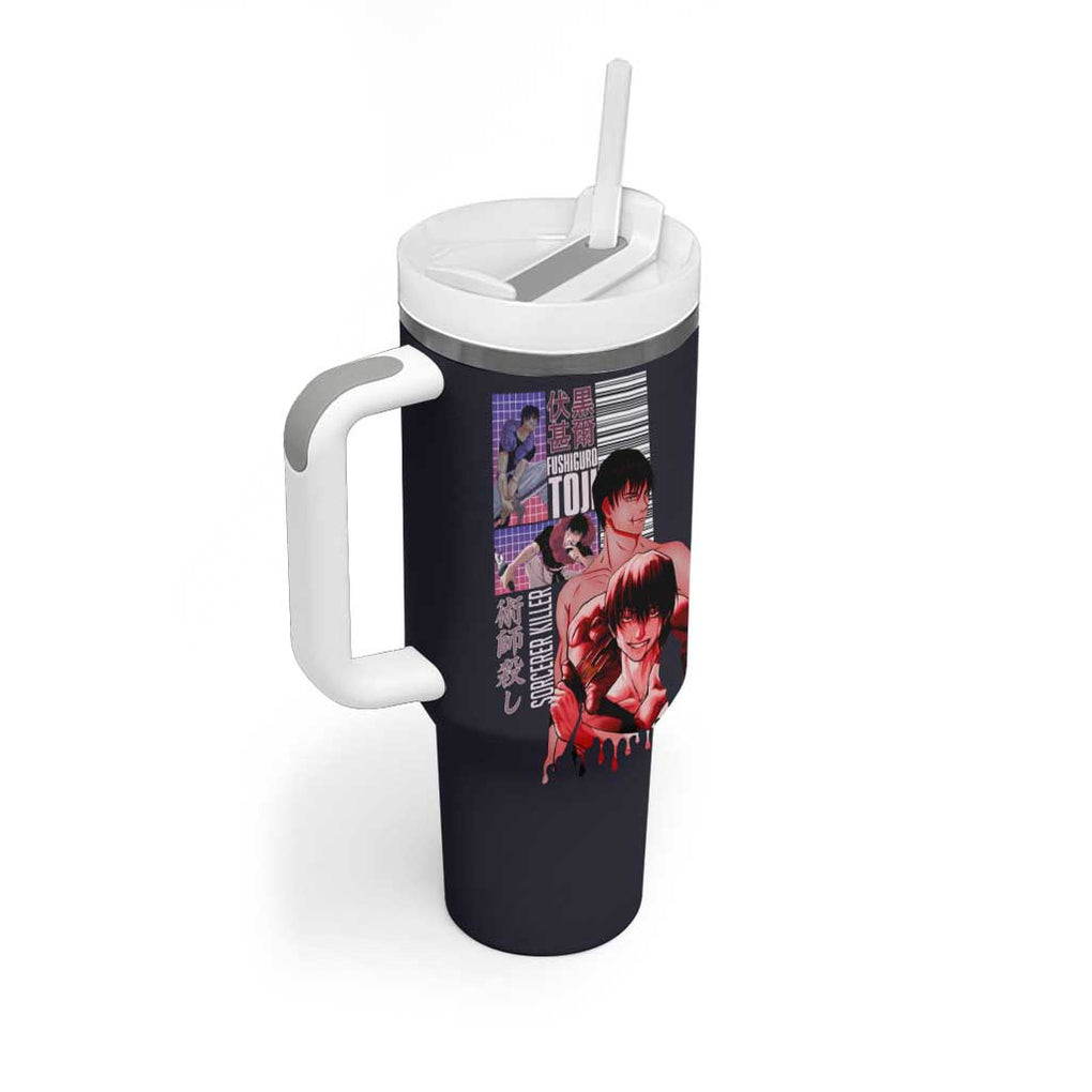 Fushiguro Toji Jujutsu Kaisen Tumbler With Handle Japan Anime Style