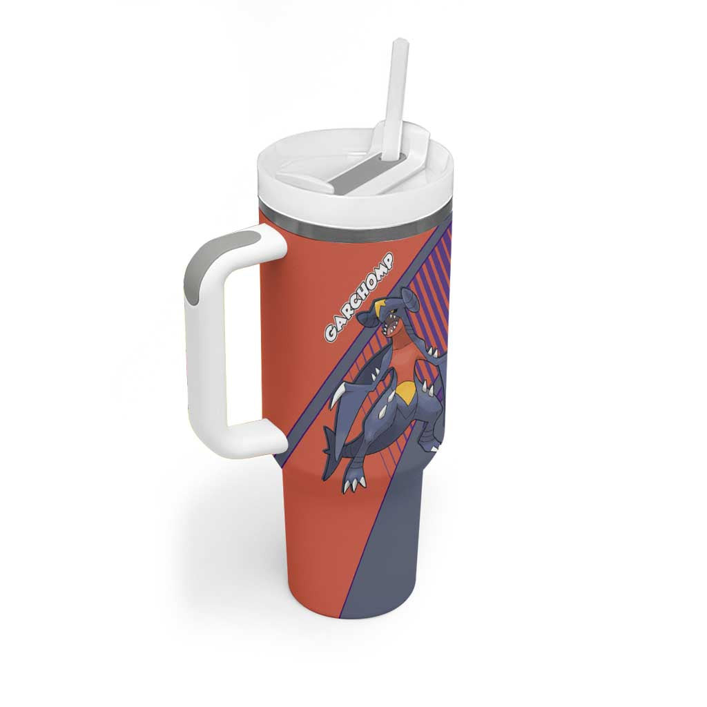 Garchomp Pokemon Tumbler With Handle Anime Style