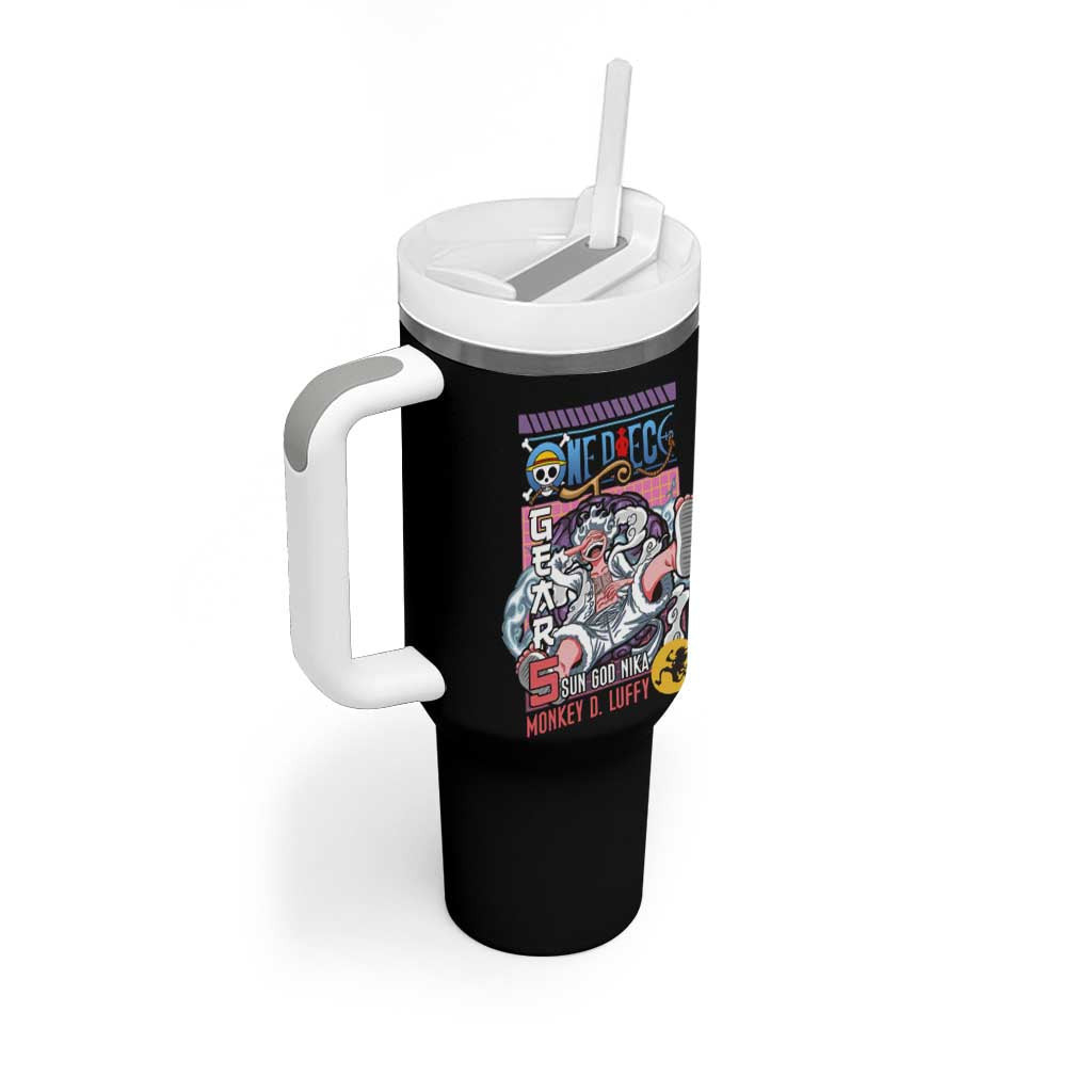 Gear 5th Luffy V3 One Piece Tumbler With Handle Anime Style