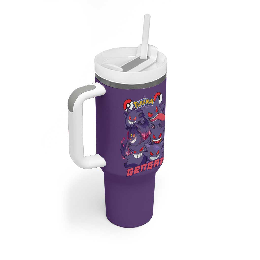 Gengar V5 Pokemon Tumbler With Handle Anime Style