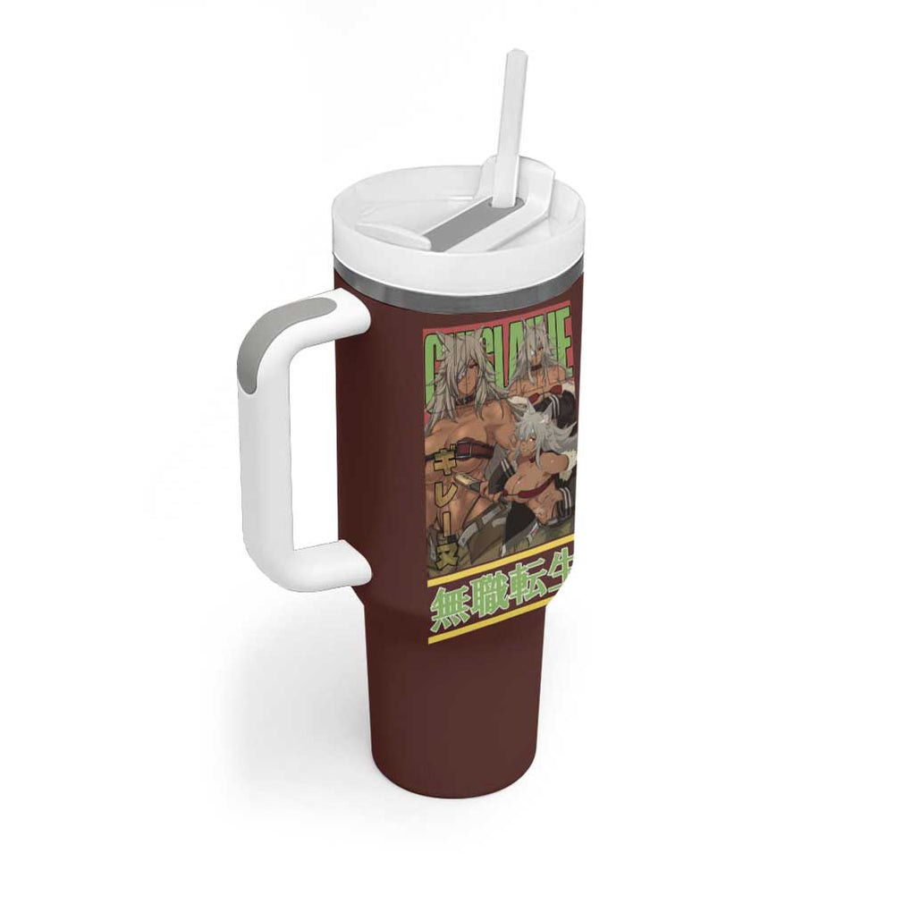 Ghislaine Dedoldia Mushoku Tensei Tumbler With Handle Anime Style